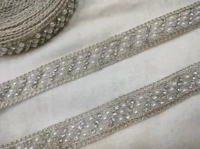 Light Gold  Embellished Pearl Trim