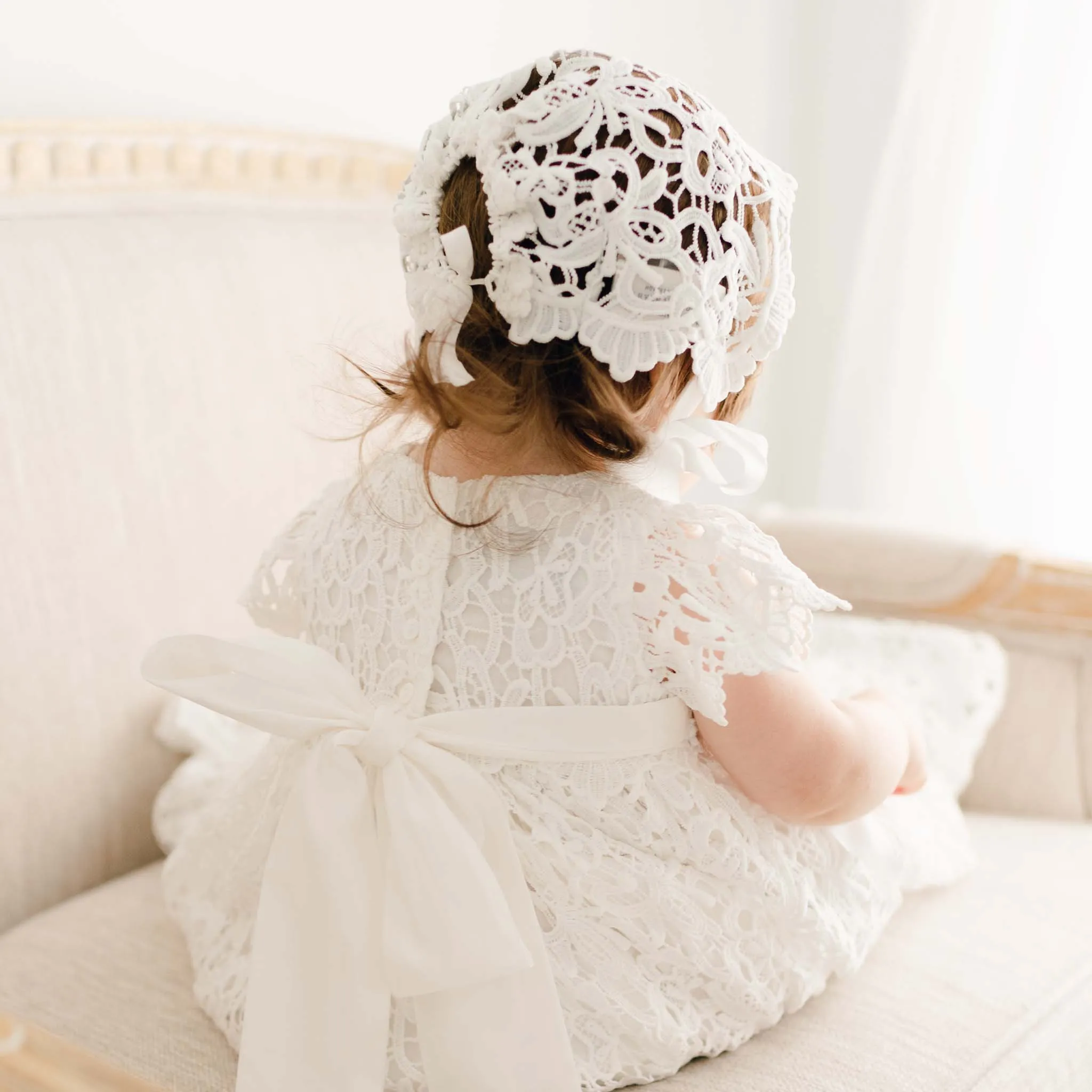 Lola Christening Gown & Bonnet
