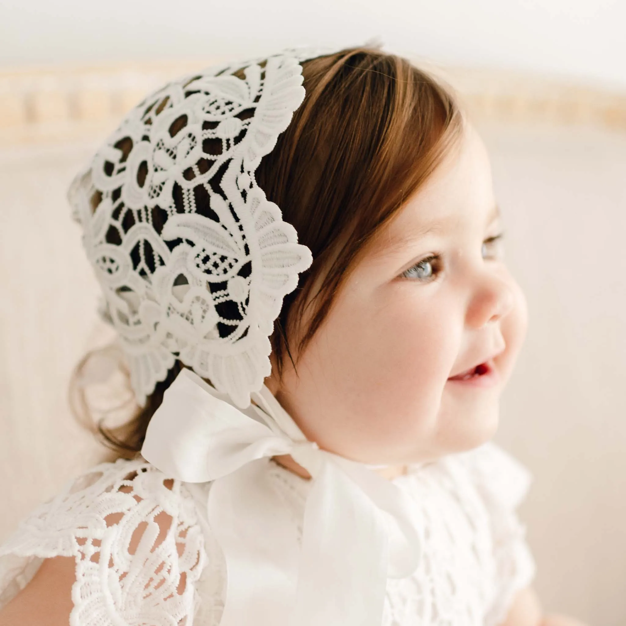 Lola Christening Gown & Bonnet