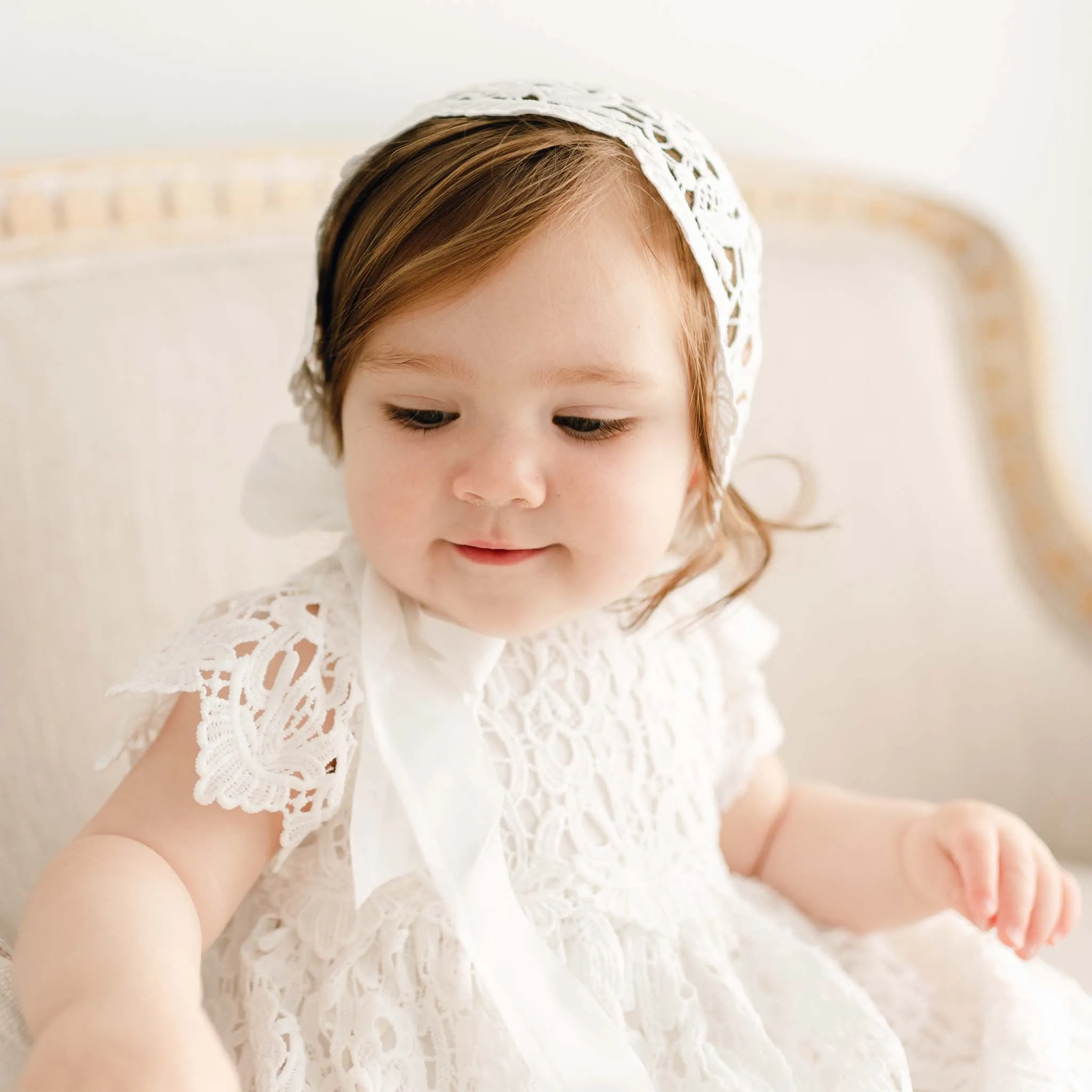 Lola Christening Gown & Bonnet
