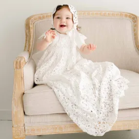 Lola Christening Gown & Bonnet