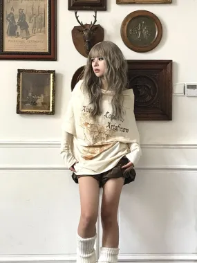 Loose Effortless Cover Cutsew Long-T-Shirt【s0000004214】