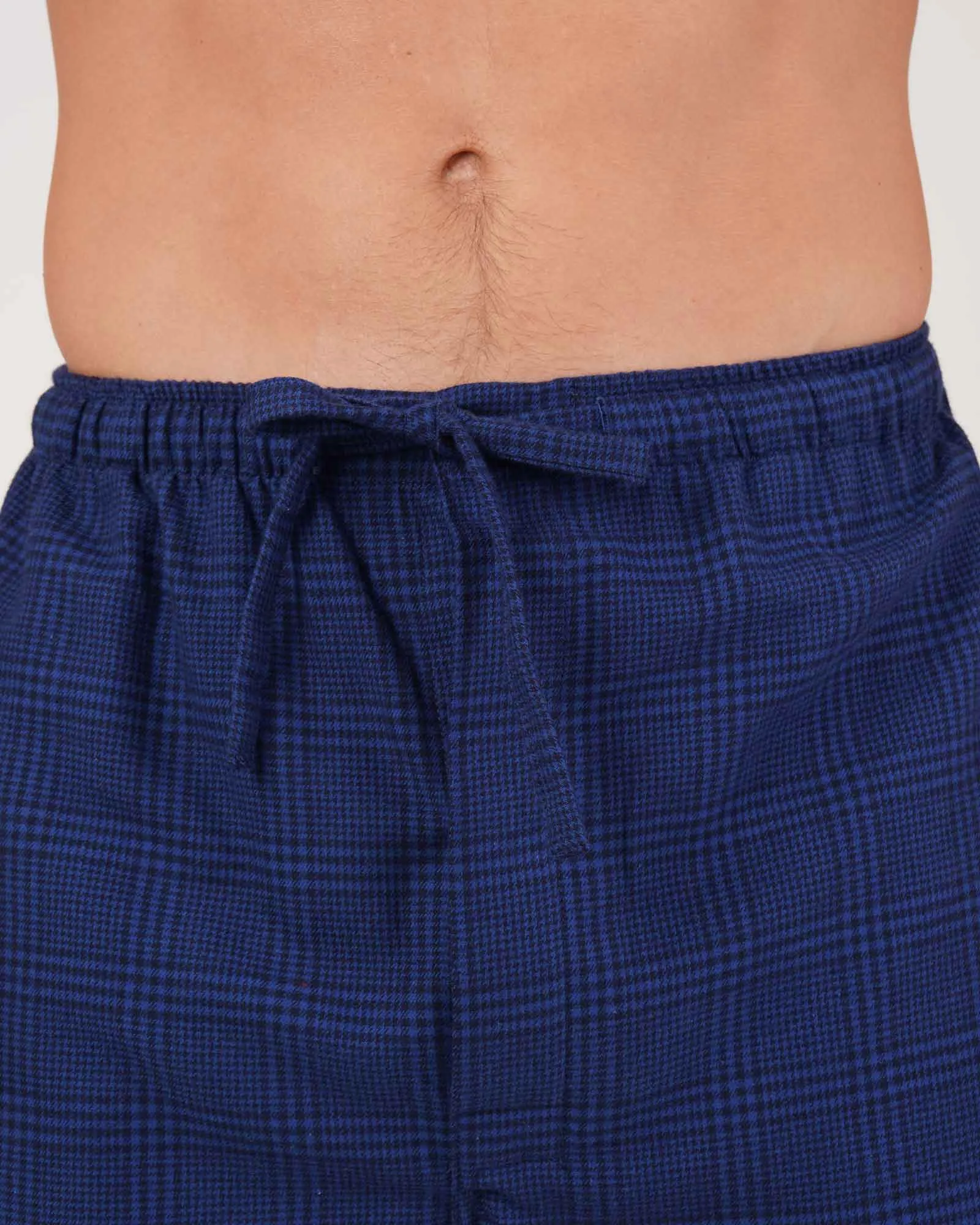Men's Brushed Cotton Pyjama Trousers - Ludlow Check