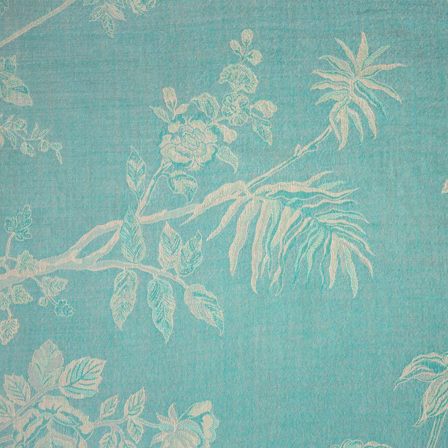 Mens Reversible Gown in Pale Cyan