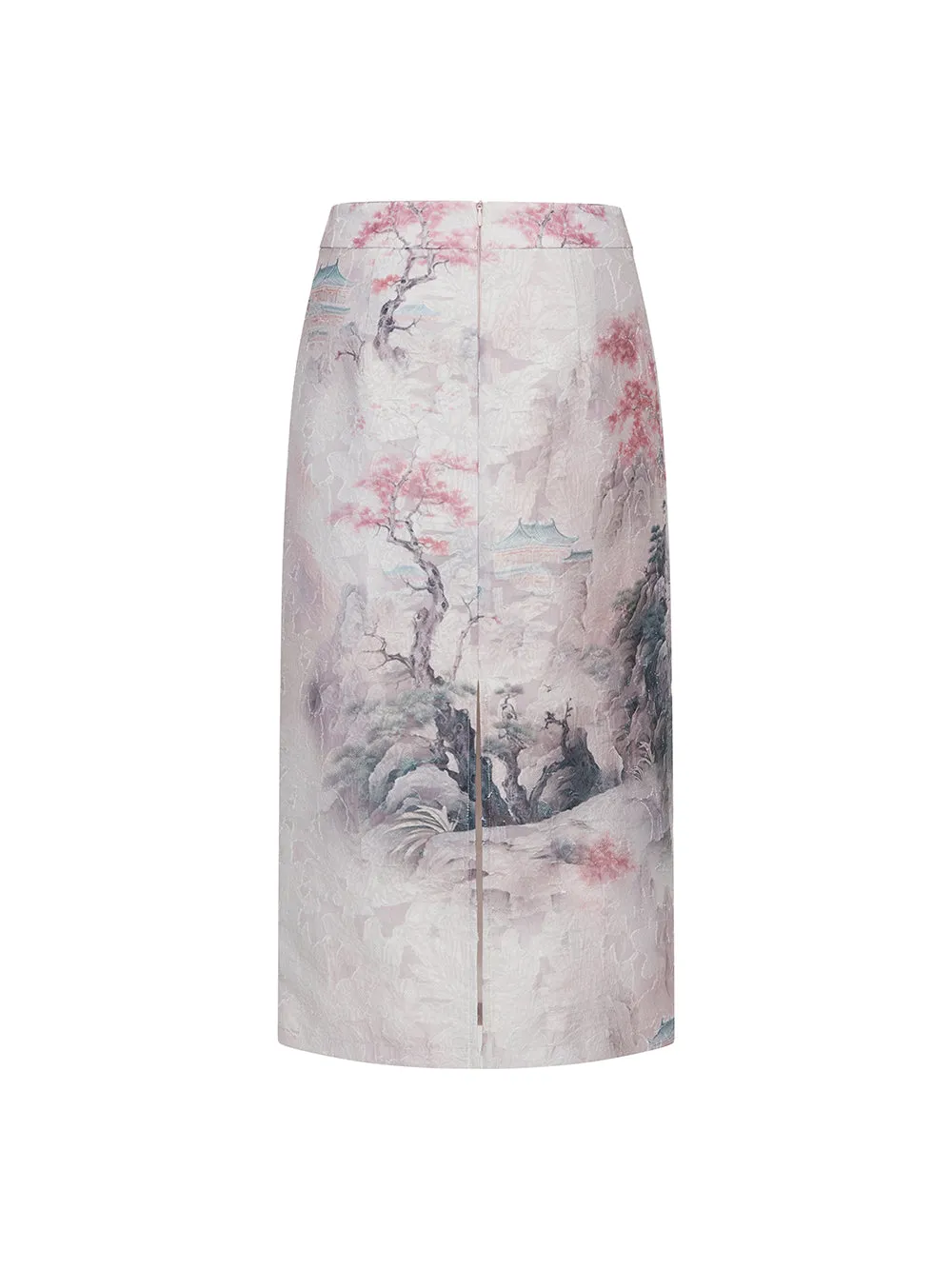 MUKZIN Comfortable Printed New Chinese Style Versatile Original Skirt
