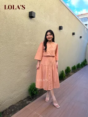 Nayeon Skirt Coords (Apricot)