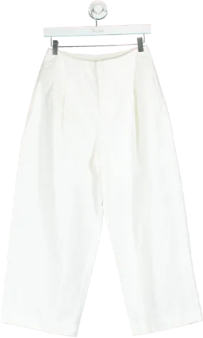 Other Store White Wide Leg Trousers UK M
