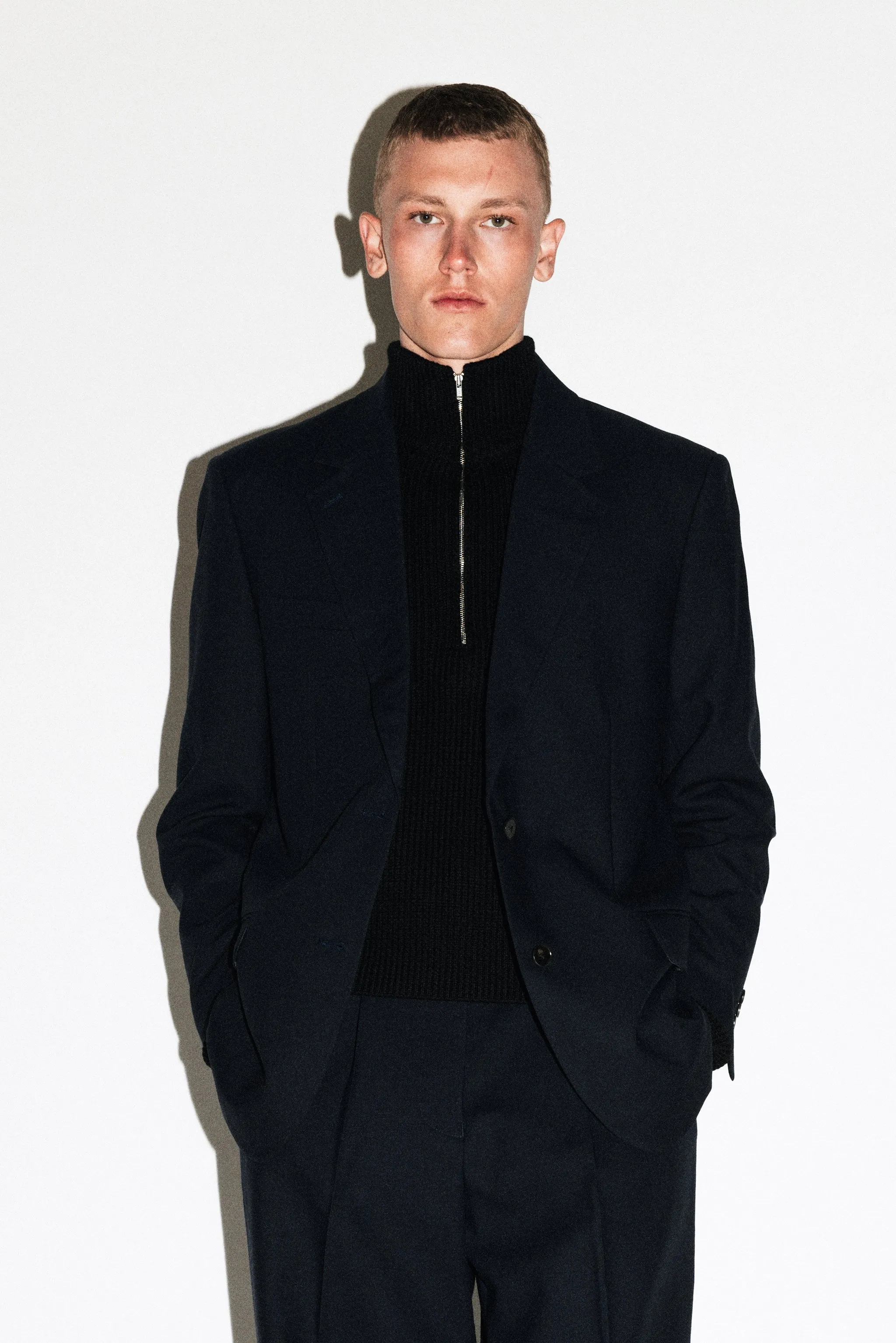 Paramount Oversized Blazer  |  Navy