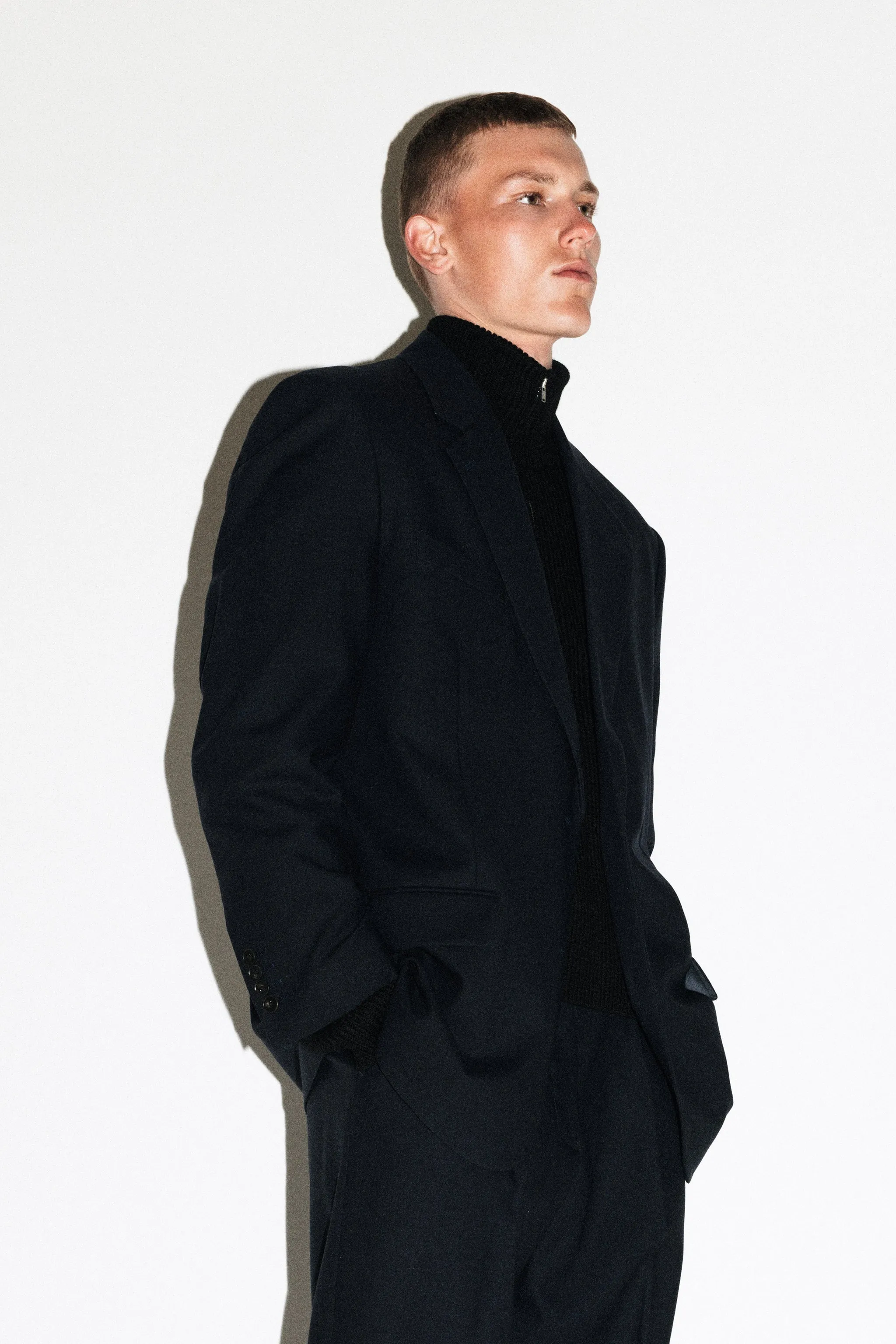 Paramount Oversized Blazer  |  Navy
