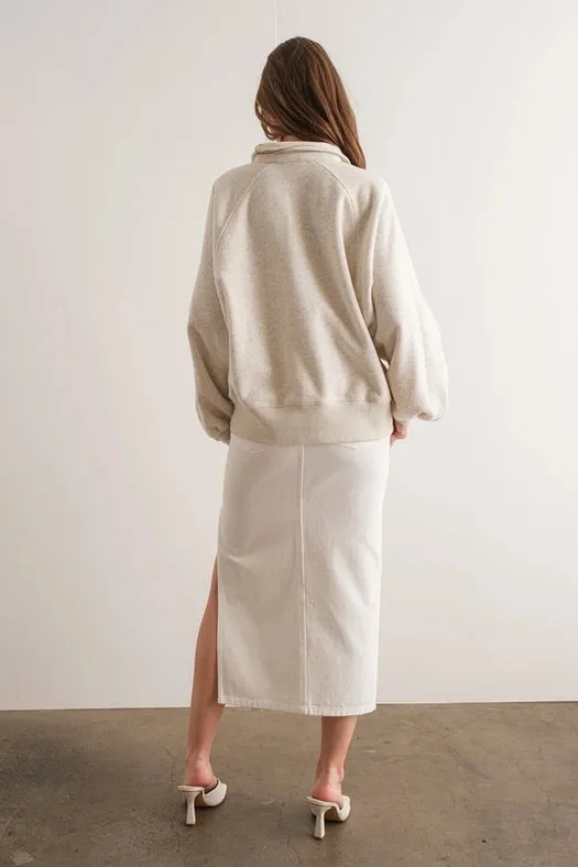 Piper Snap Button Collared Sweater