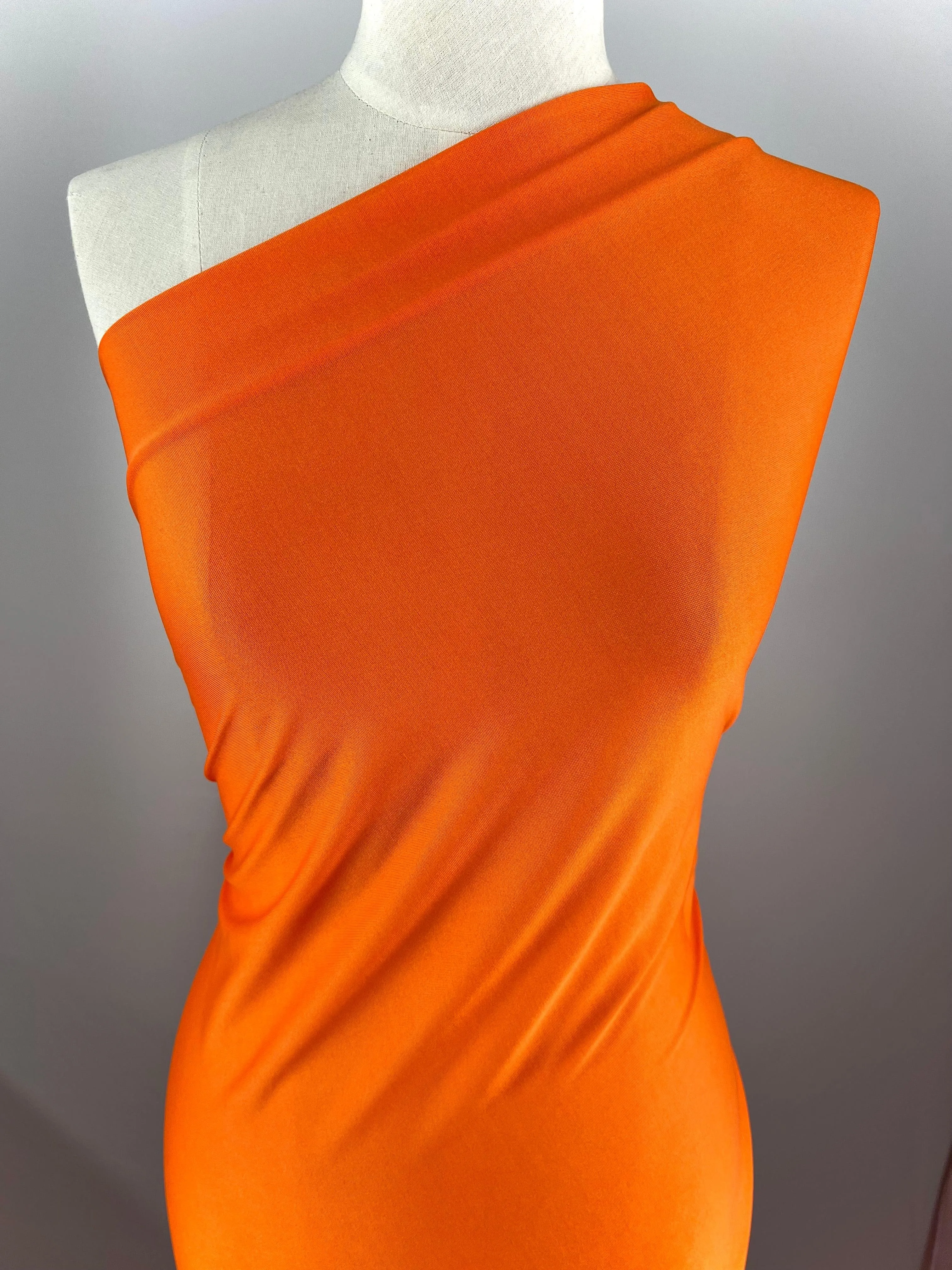 Plain Mesh - Orange - 160cm