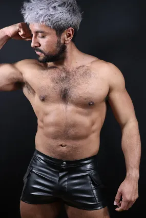 Pleather Shorts