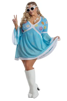 Plus Size Flower Power Costume