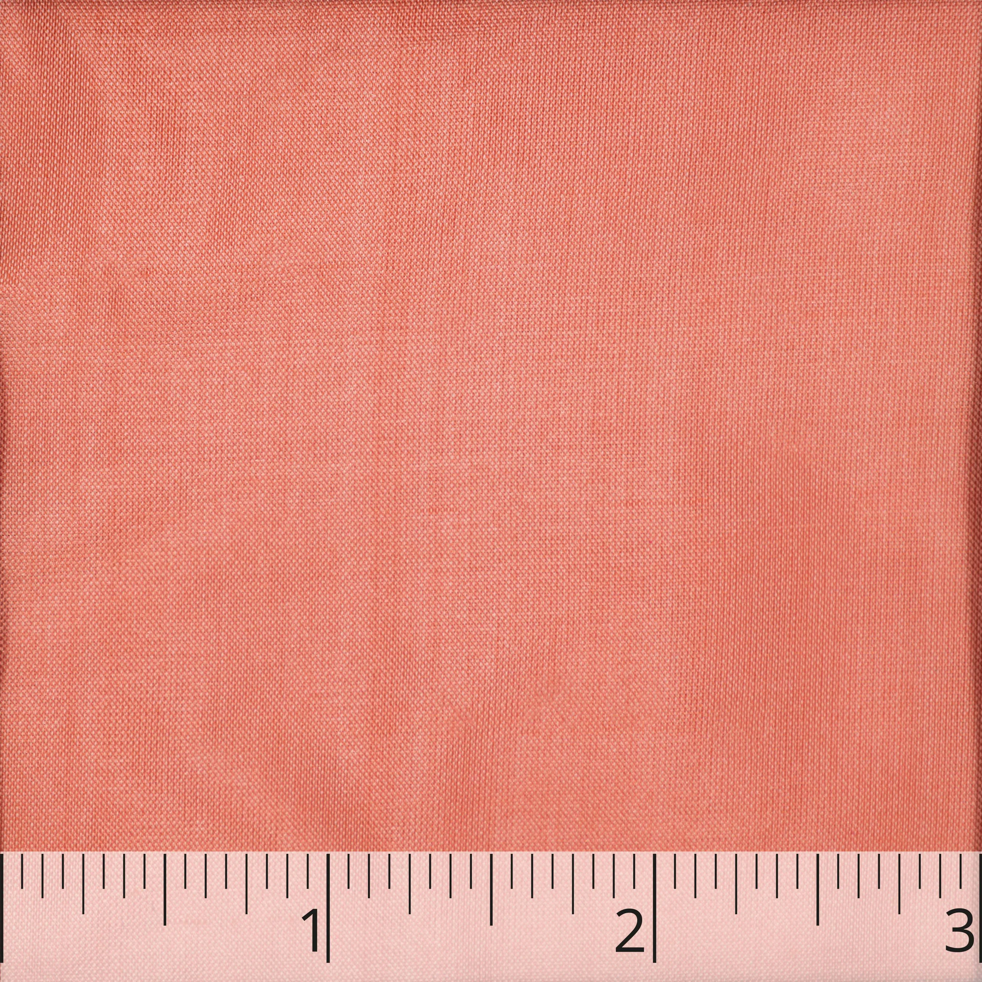 Salmon & White Silk Lutestring- $20.00 yd.