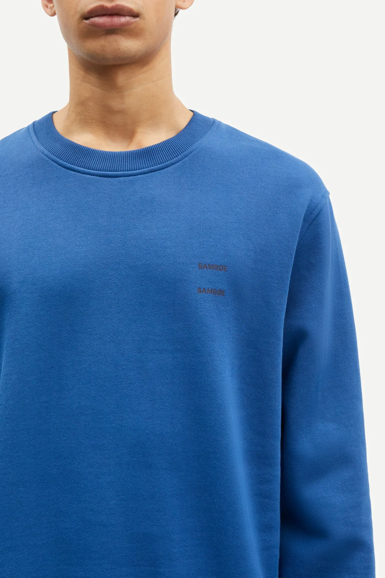 Samsoe samsoe joel crew neck 11414 true navy