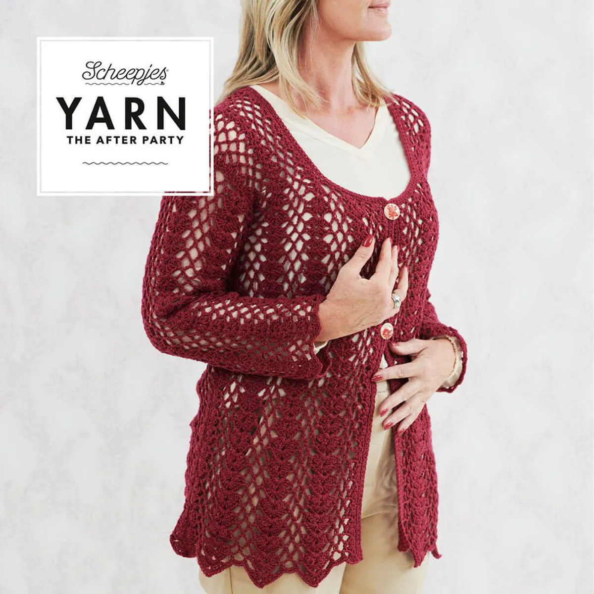 Scheepjes YARN The After Party Patterns - 90 Sunflare Cardigan