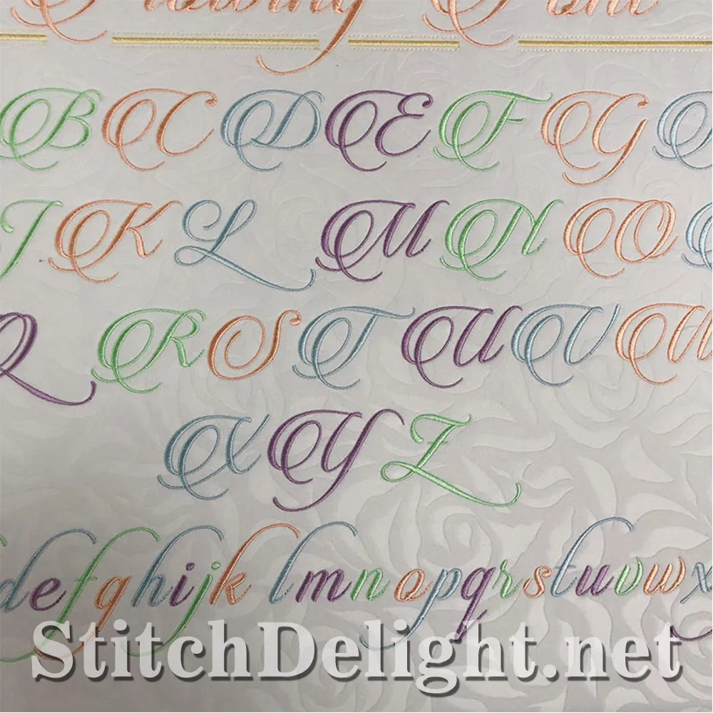 SDS1507 Flowing Font