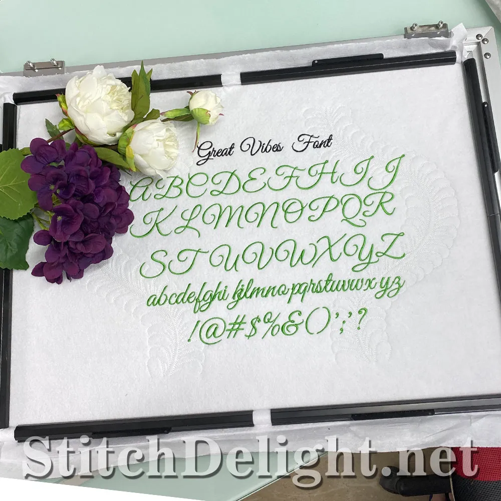 SDS1764 Great Vibes Font