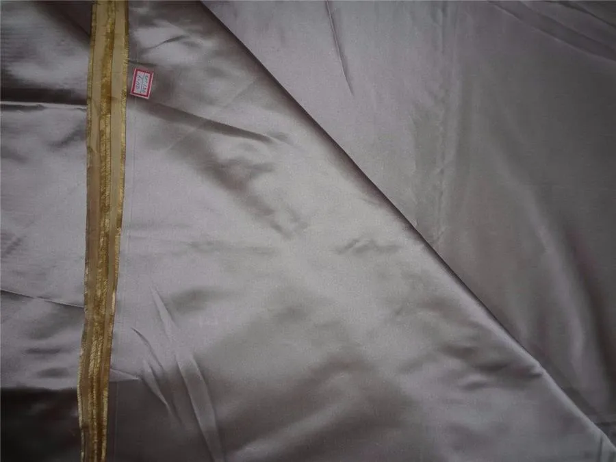 SILK DUTCHESS LIGHT GOLDEN BEIGE X LIGHT LILAC 120&quot;INCHES WIDE