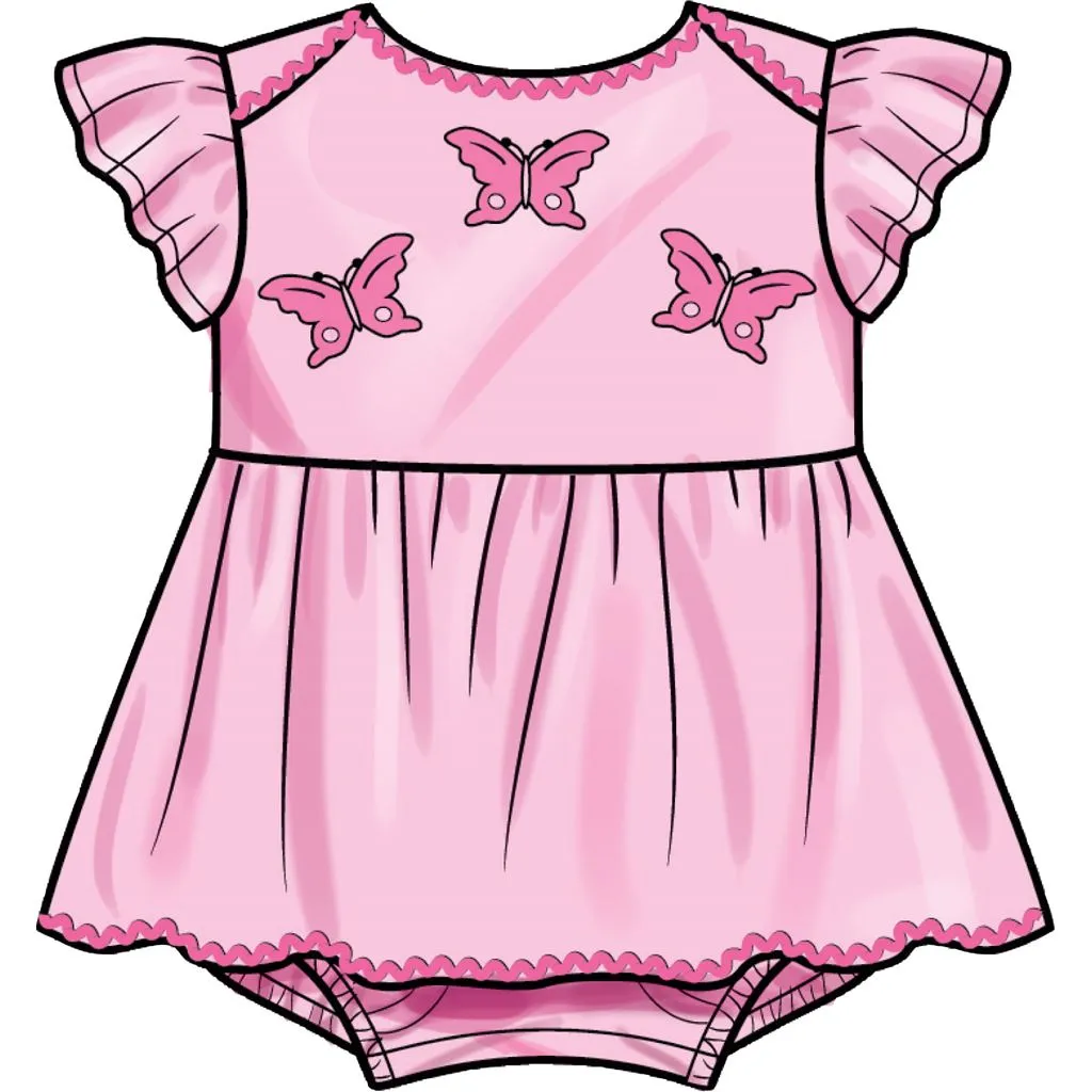 Simplicity Sewing Pattern S9557 Babies' Romper