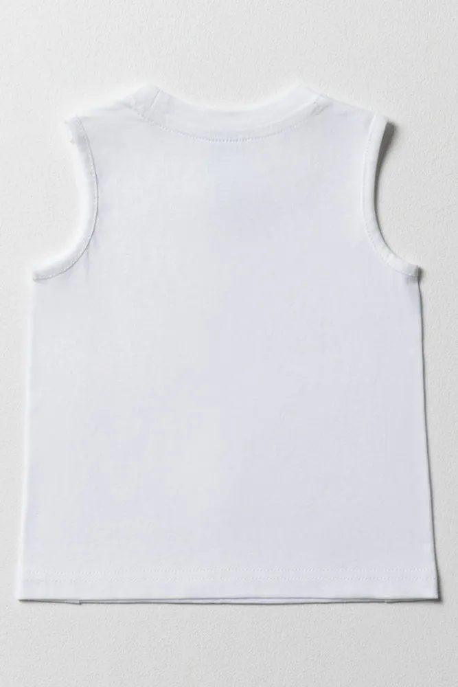 Sleeveless T-Shirt White