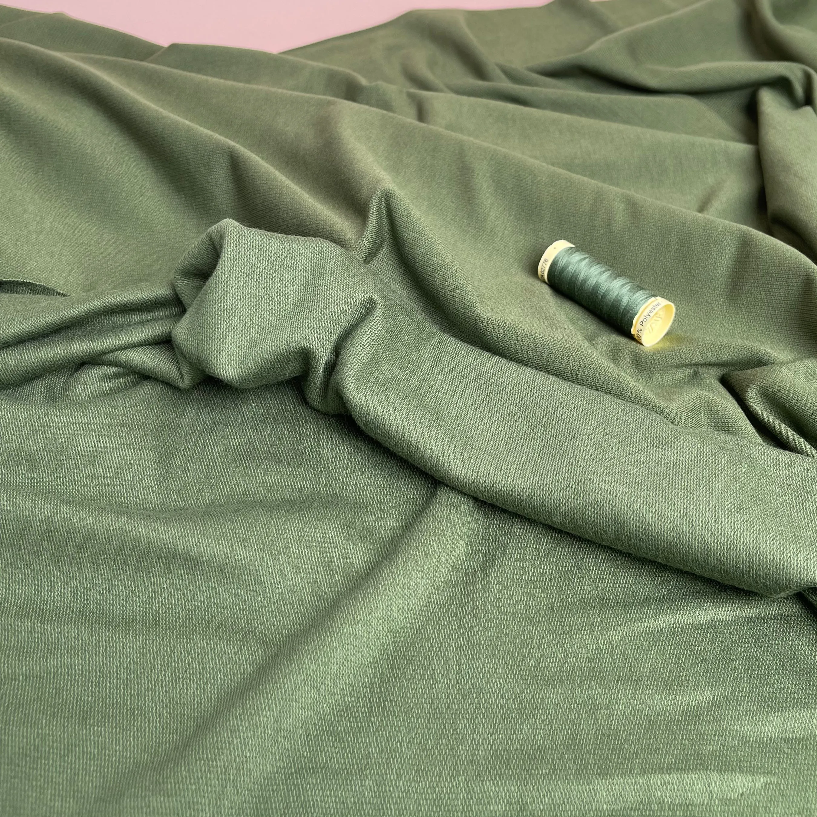 Splendour Modal French Terry in Green