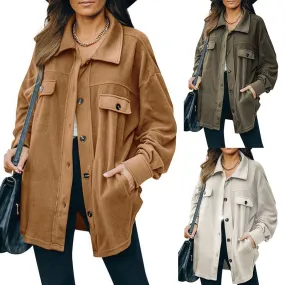 Stella Marie Vestjasje | Oversized warm fleece vest voor dames met knopen