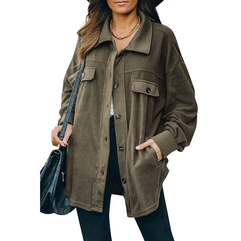 Stella Marie Vestjasje | Oversized warm fleece vest voor dames met knopen