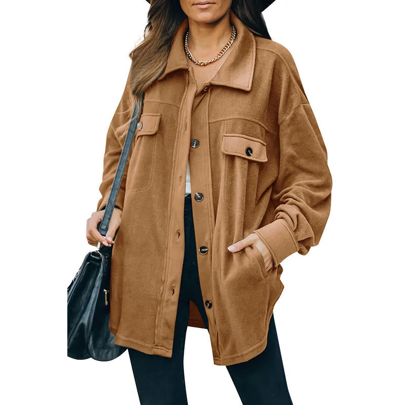 Stella Marie Vestjasje | Oversized warm fleece vest voor dames met knopen