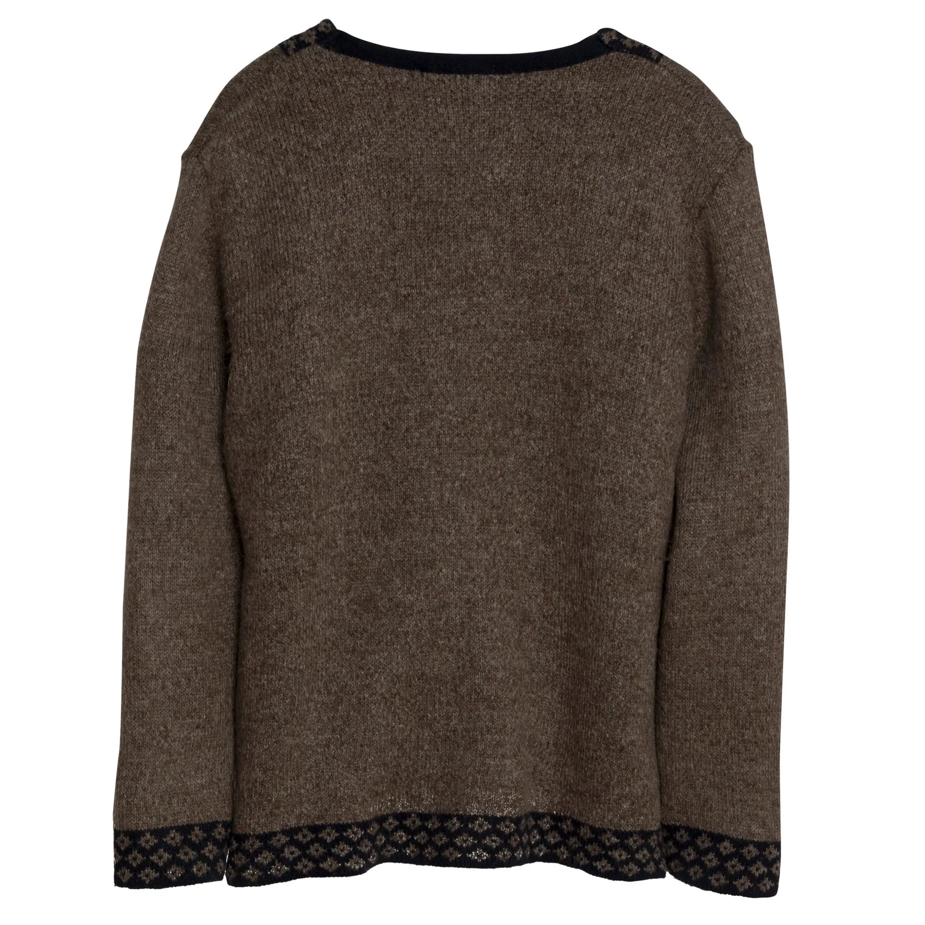 Stranded Moss Stitch Trachten Cardigan