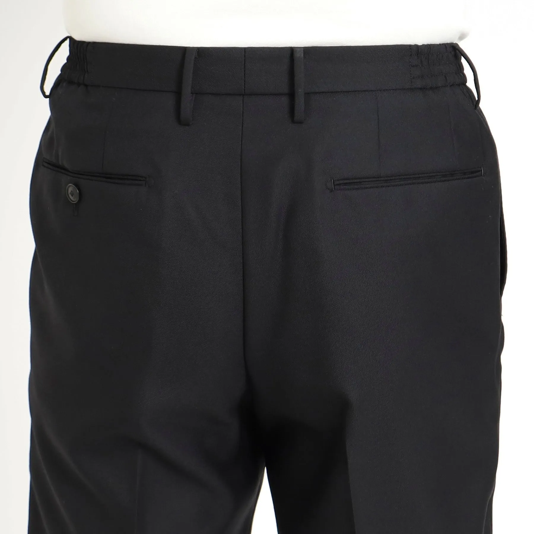 Twill Easy Trousers Color: Black