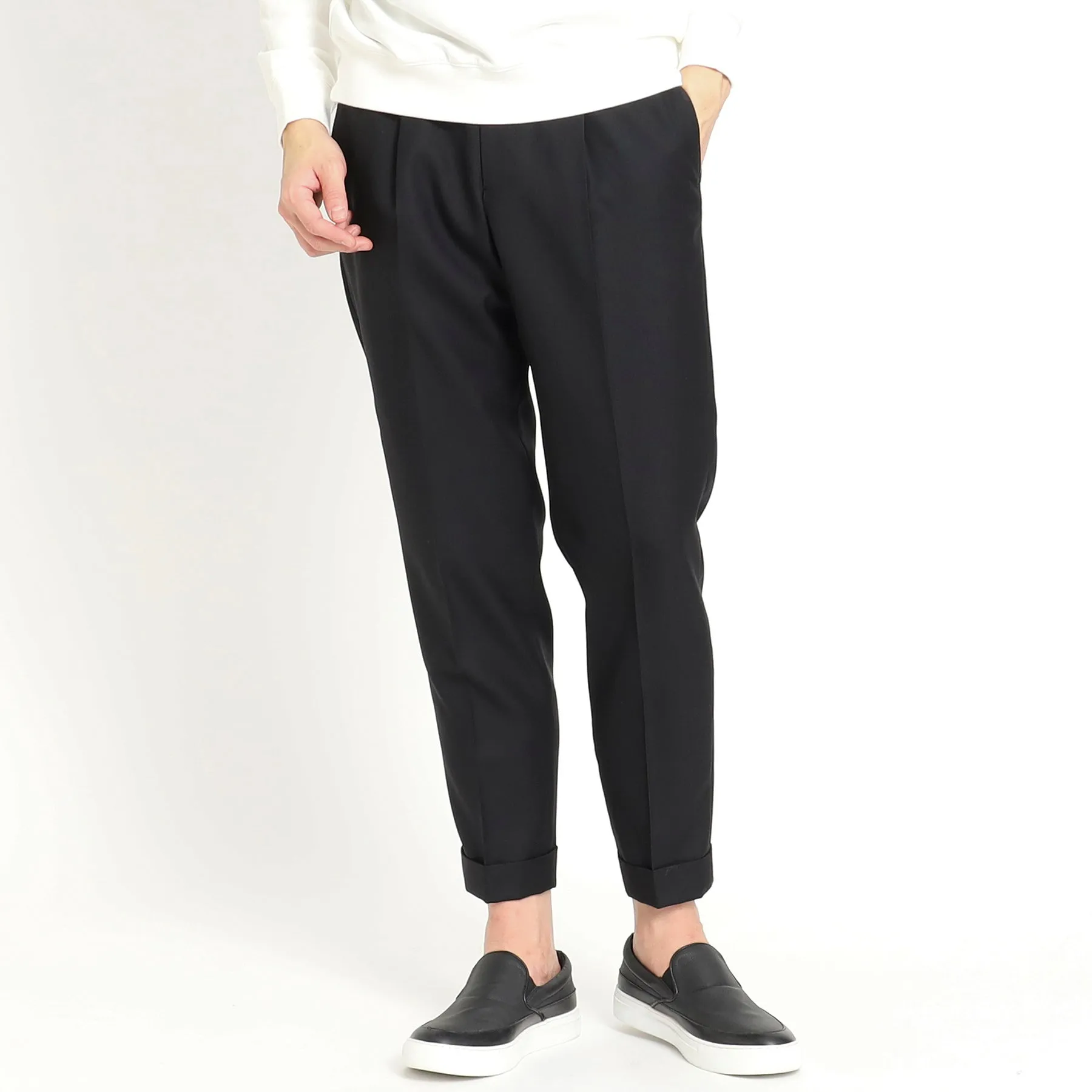 Twill Easy Trousers Color: Black