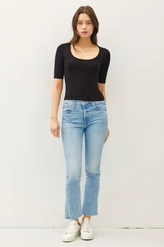 Wanna Be Loved Scoop Neck Top