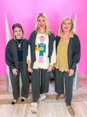 Warm Me Up Cardigan - Charocal